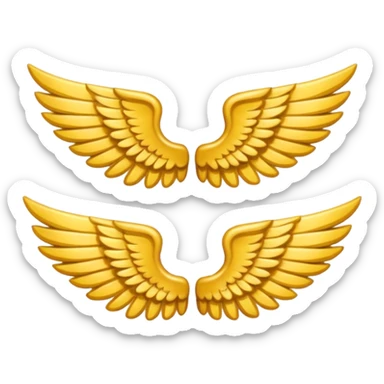 Wing left and right sticker