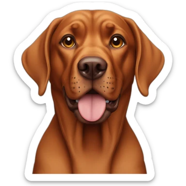 vizla dog sticker