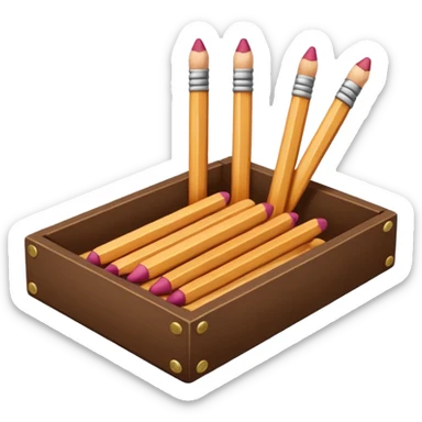 match sticks  box sticker