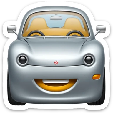 chiavi di una macchina da noleggiare sticker