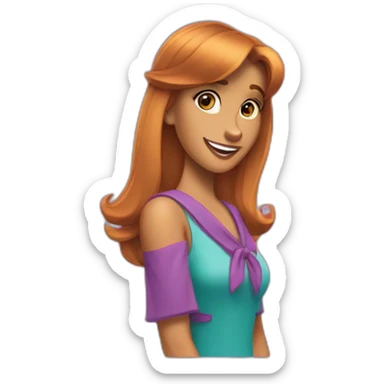 daphne scooby doo sticker
