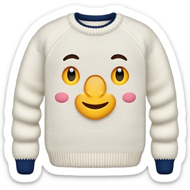 NOT AN FUCKING PEACH SWEATER sticker