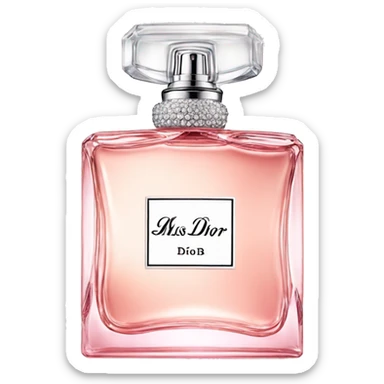 Miss dior perfume sticker