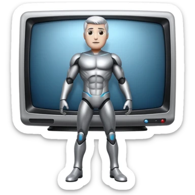 Dafu!?O Titan TV man  sticker