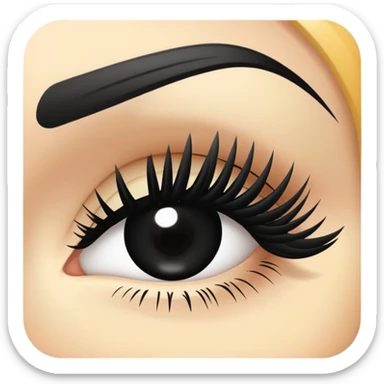 Mascara sticker
