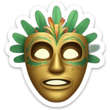 Masque Mexique sticker