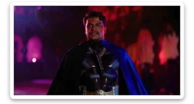 A cinematic screengrab from 1990 Indian Bollywood film called 'Batman', Sony Alpha a7 III camera, colorful  sticker