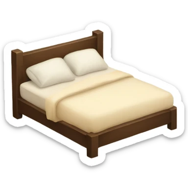 Cozy bed sticker