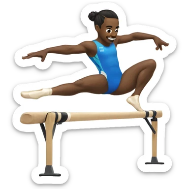 Gymnastics DJ sticker