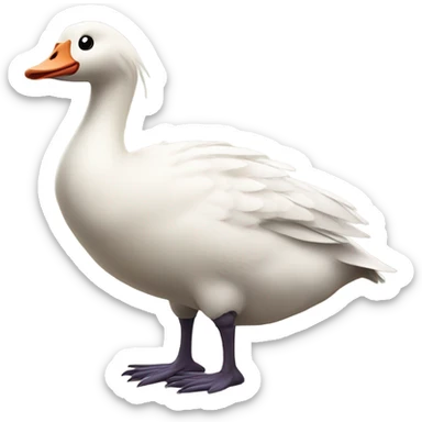 Silly goose sticker