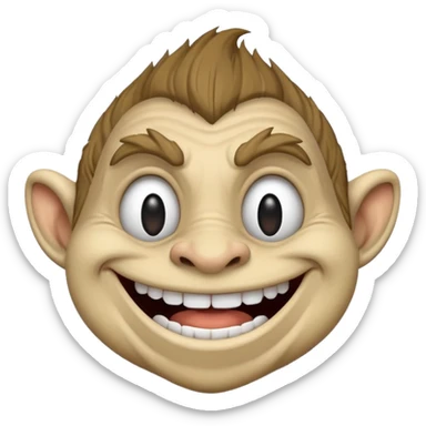 Troll face sticker