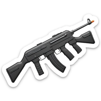 Kalashnikov assault rifle sticker
