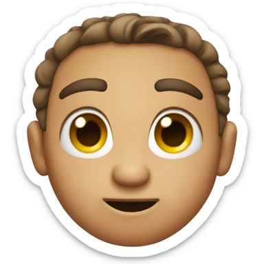 Emoji side eyeing sticker