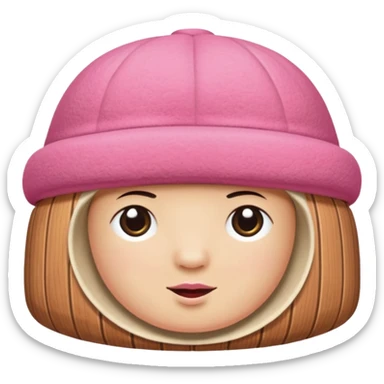 Only Sauna-hat pink sticker