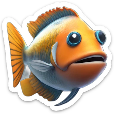 fish from subnautica below zero sticker