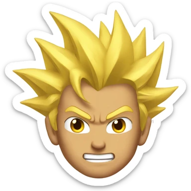 Super saiyan sticker