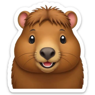 Make this design in the apple iPhone type of emoji and capy and paster able  sticker