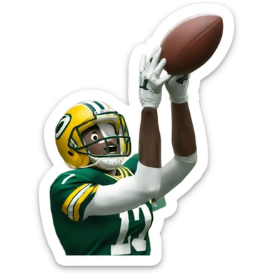 Packer scoring Touch down sticker