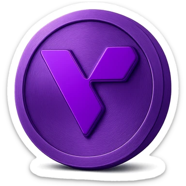 I need you to help me recreate these coing exactly as it is but just make it purple make the coin purple with transparent background please! sticker