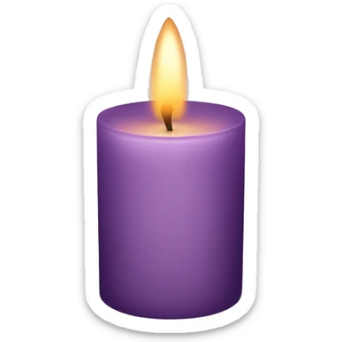 Luxury candle sticker