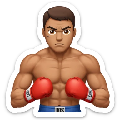  a boxer  sticker