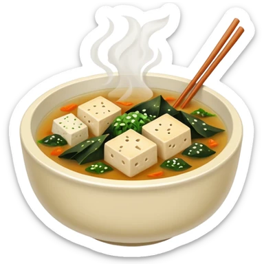 Miso soup sticker