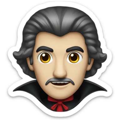 count dracula sticker