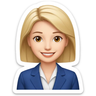 news anchor woman sticker