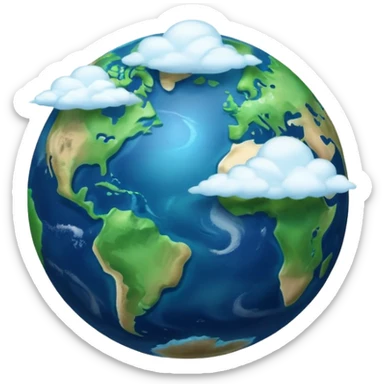 World up sticker