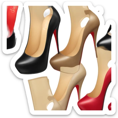 Christian louboutin high heels  sticker