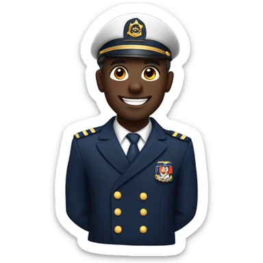 A dark sailor in the navy’s birthday sticker