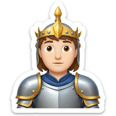 brave knight sticker
