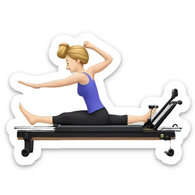 Pilates reformer sticker
