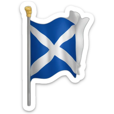 Drapeau français avec une croix de lorraine sticker