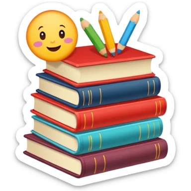 O sea que todo está muy cute los puros libros son muy cute todo sea muy kids los stickers sticker