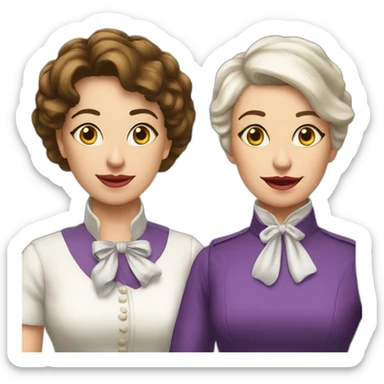 Maîtresse et élève  sticker