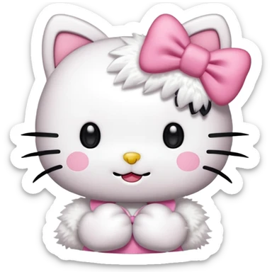 cute chibi stickers hello kitty sticker