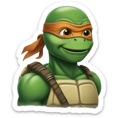 a ninja turtle sticker