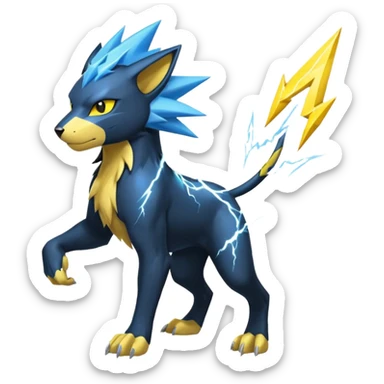 Manectric-Bolthund-Luxray-fusion sticker