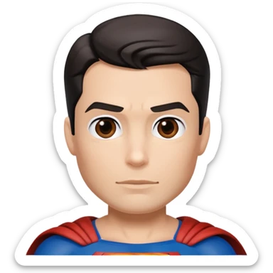 Superman emoji sticker
