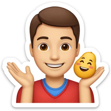 create a person emoji of Barcushake is the superpower name The mover & shaker who stays organised sticker