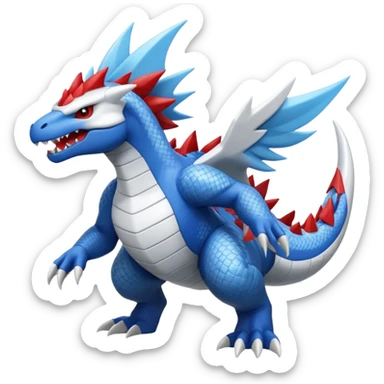 Kyurem-Feraligatr-Latias-Reshiram-fusion sticker