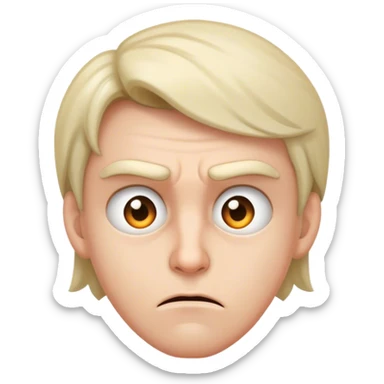 Contemptuous gaze sticker