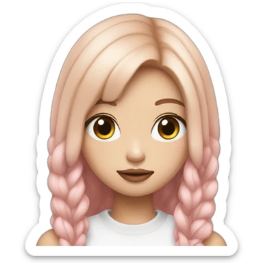 Jennie BLACKPINK looking realistic sticker