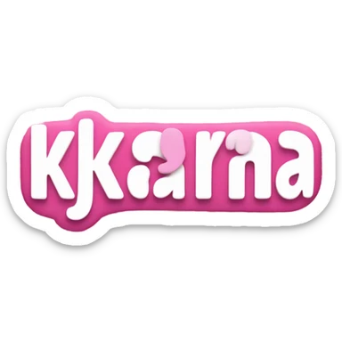 klarna logo sticker
