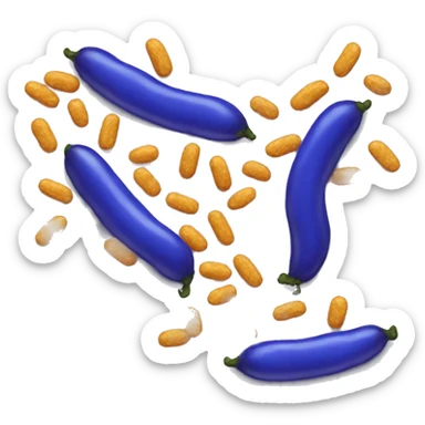 Blue heat takis  sticker