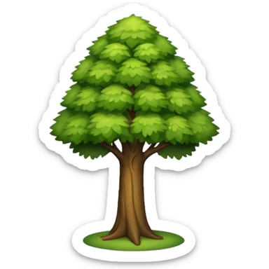 tree camping only tree sticker
