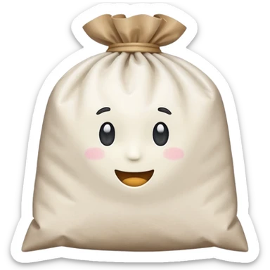 bag of flour sticker