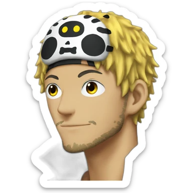 Trafalgar law One piece sticker