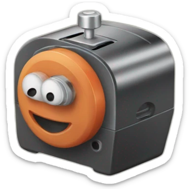 plastic pencil sharpener sticker